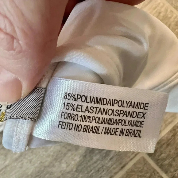 Despi Women’s White Openwork One-Piece Swimsuit Size Medium White - Picture 8 of 10